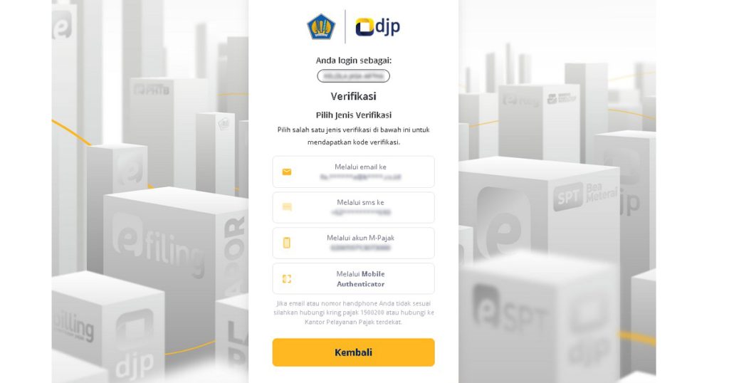 Penambahan fitur MFA DJP online 2025